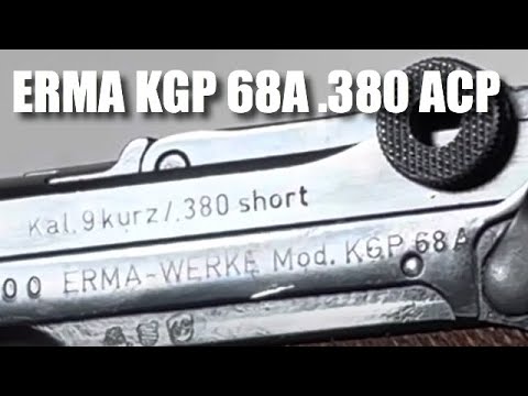 Luger Clone by Erma-Werke KGP68A in 9mm Kurz / .380ACP