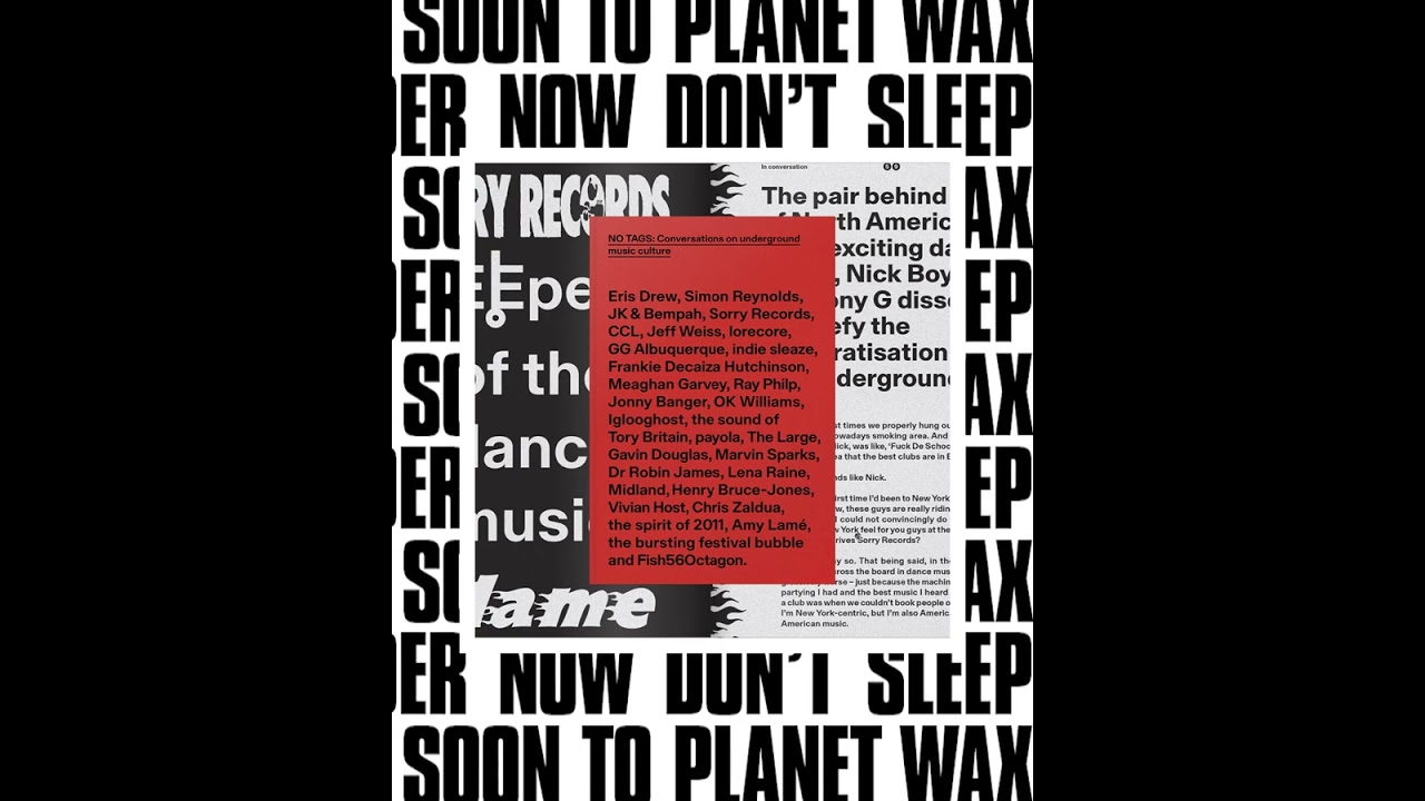 NO TAGS - CONVERSATIONS ON UNDERGROUND MUSIC CULTURE