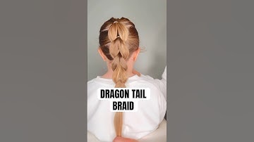 DRAGON TAIL BRAID | Audrey and Victoria #hairstyle PRODUCTS USED IN DESCRIPTION BELOW ⬇️