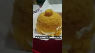 delícia Cuzuz com calabresa e requeijão