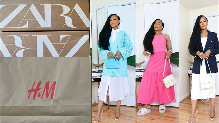 HUGE H&M + ZARA NEW IN SUMMER 2022 TRY ON HAUL