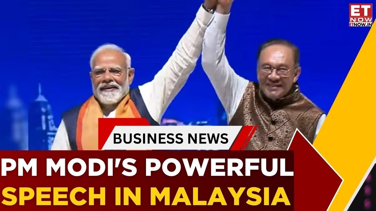 PM Modi Addressed The Indian Diaspora In Kuala Lumpur, Malaysia | Breaking News | Politics | ET Now