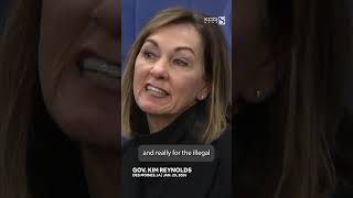 Iowa Gov. Kim Reynolds talks cooperating with ICE