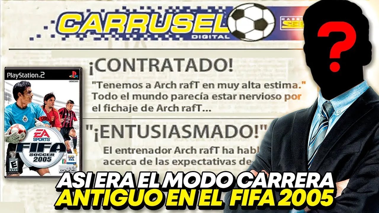 COMO ERA EL MODO CARRERA EN UNO DE LOS MEJORES FIFAS ANTIGUOS DE LA SAGA 20 AÑOS DESPUES | FIFA 2005