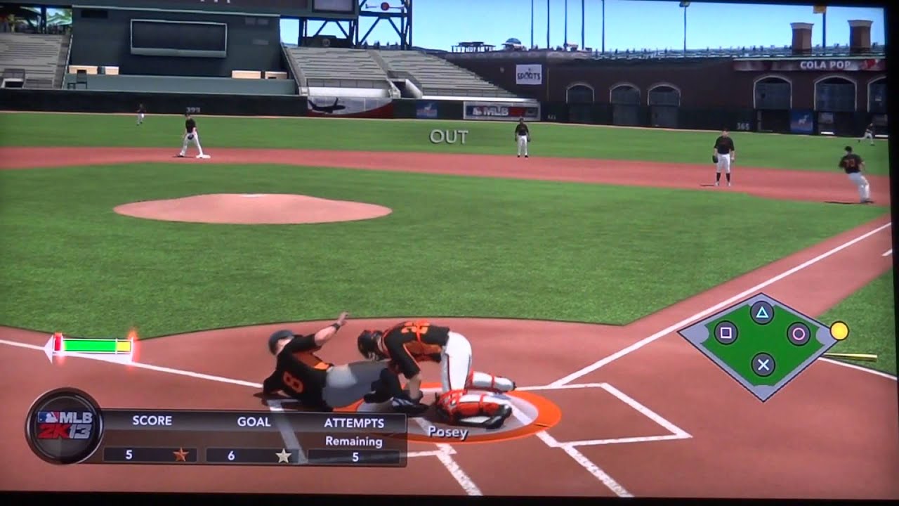 MLB 2K13 Catching Drill With Buster Posey YouTube