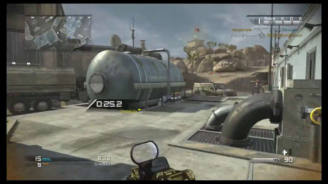 [CoD Ghosts Wii U] WiiMote Gameplay - Cranked with Honey Badger on Overlord (DE) #1