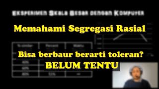 Agent-Based Modelling (Pemodelan Berbasis Agen) : Model Segregasi Rasial Schelling