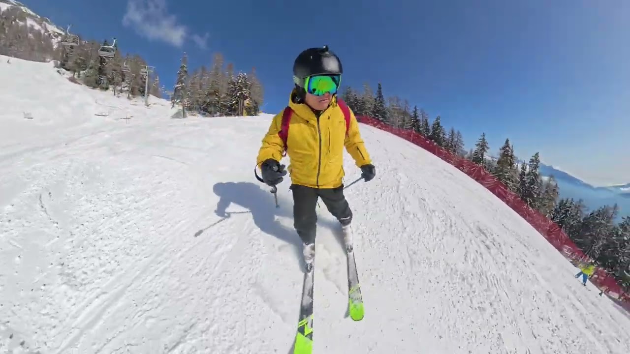 Torgnon Ski Red4, Blu 2 Snow mush conditions