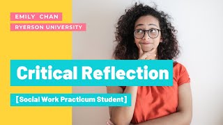[Social Work Placement Student] + Emily Chan+ Critical Reflection