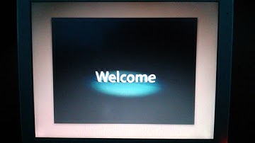 Apple iBook G4 (Snow) first time boot factory default