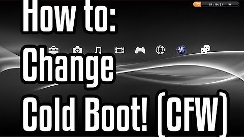 How to change PS3 Boot Logo! (CFW)