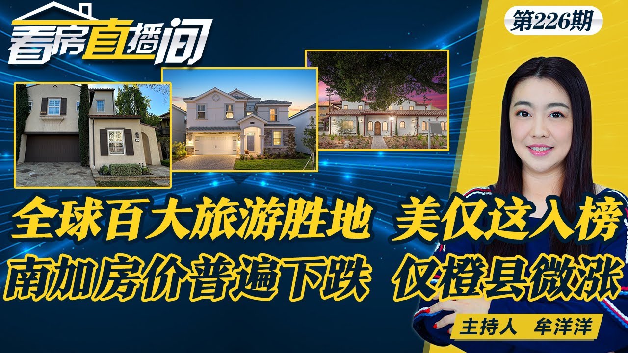 上月南加房价普遍下跌 仅橙县微涨 | 洛杉矶县租金减免补助计划开放申请 | 美国最适合居住的50个城市揭晓 | 全球百大热门旅游城市 美国一地 ...
