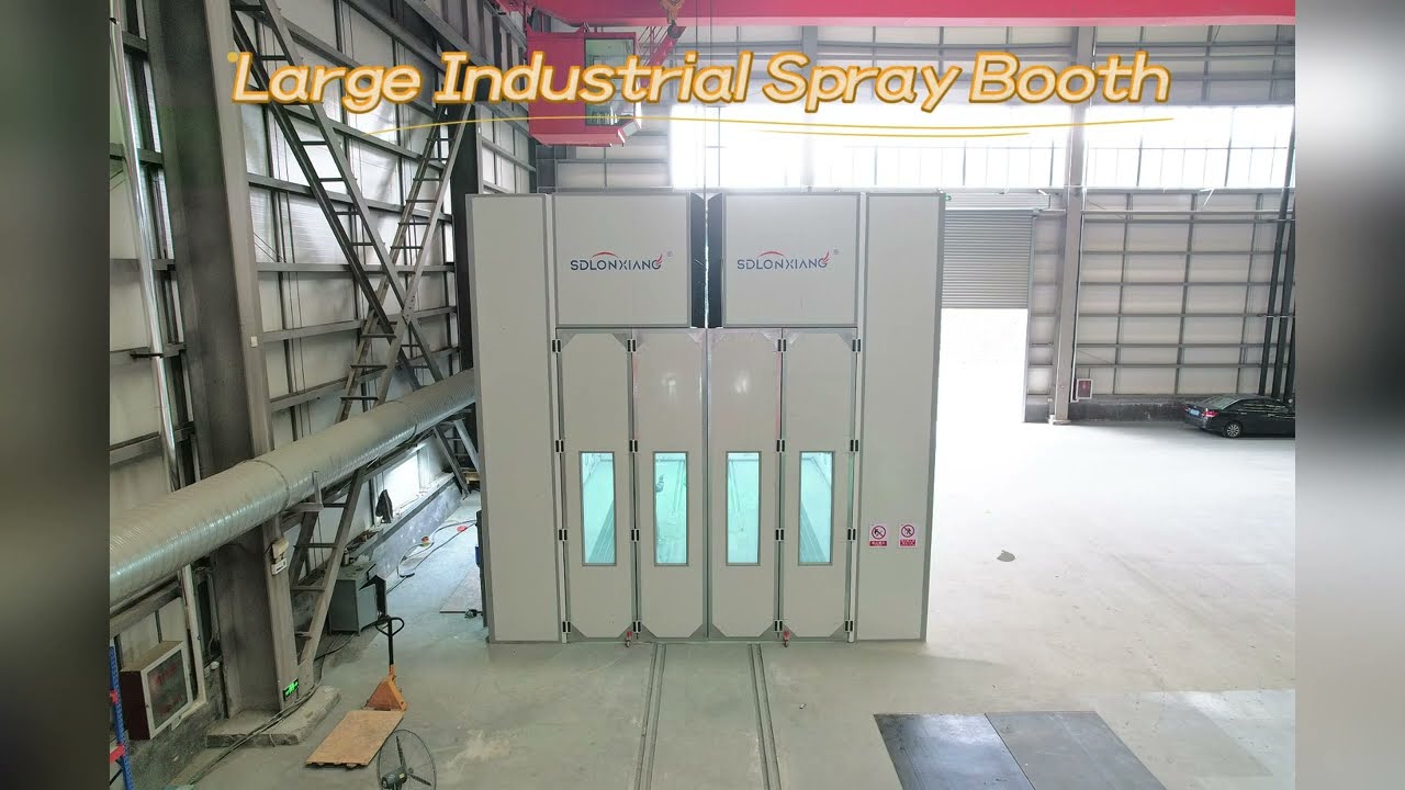 Large Industrial Paint Booth | Give Every Heavy-Duty Machine a Fresh Look