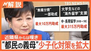 「課題を爆速で解決」東京・小池知事、無痛分娩の助成に続き…少子化対策を拡大　背景には何が？【Nスタ解説】｜TBS NEWS DIG