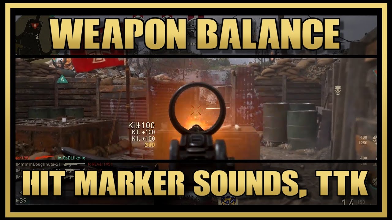 Are these weapons balanced? :: TTK & Hit-Marker Sounds :: Call of Duty ...