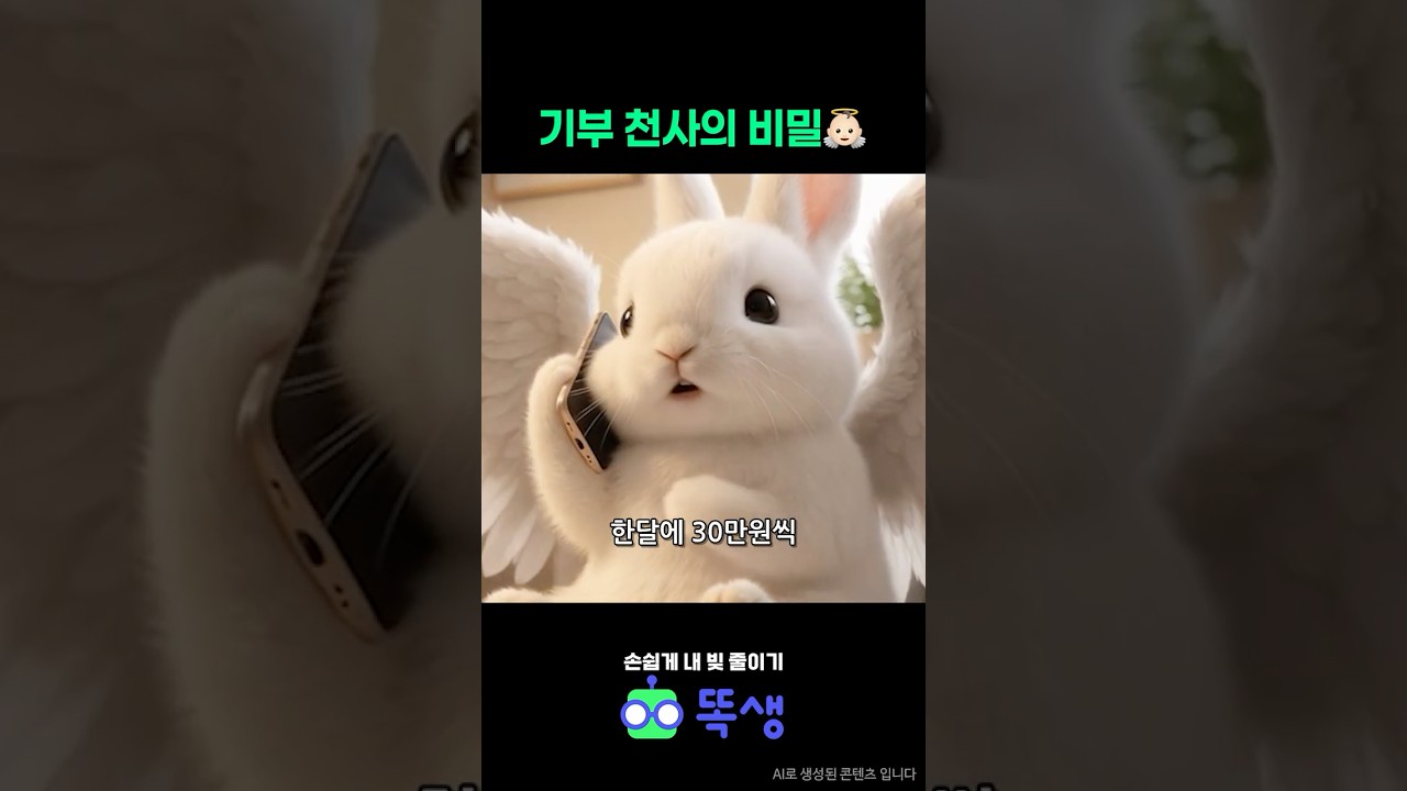 기부 천사의 비밀👼🏻