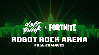 Fortnite X Daft Punk Experience | Robot Rock Arena | Full 20 Waves | 4K #daftpunk  #fortnite #xbox