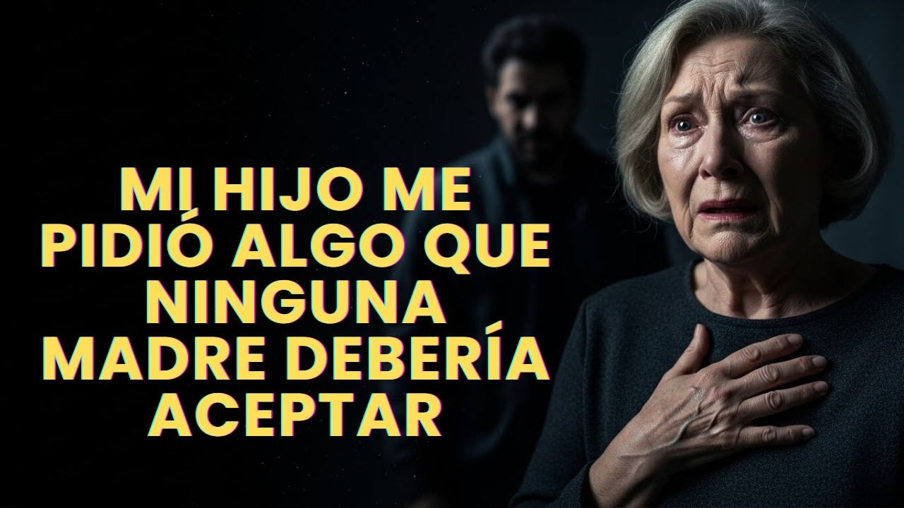 Mi hijo me pidió algo que ninguna madre debería aceptar