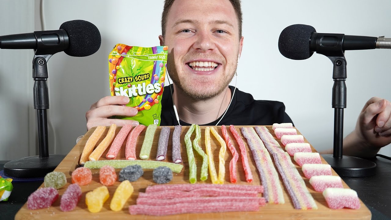 ASMR SOUR CANDY MUKBANG NO TALKING YouTube