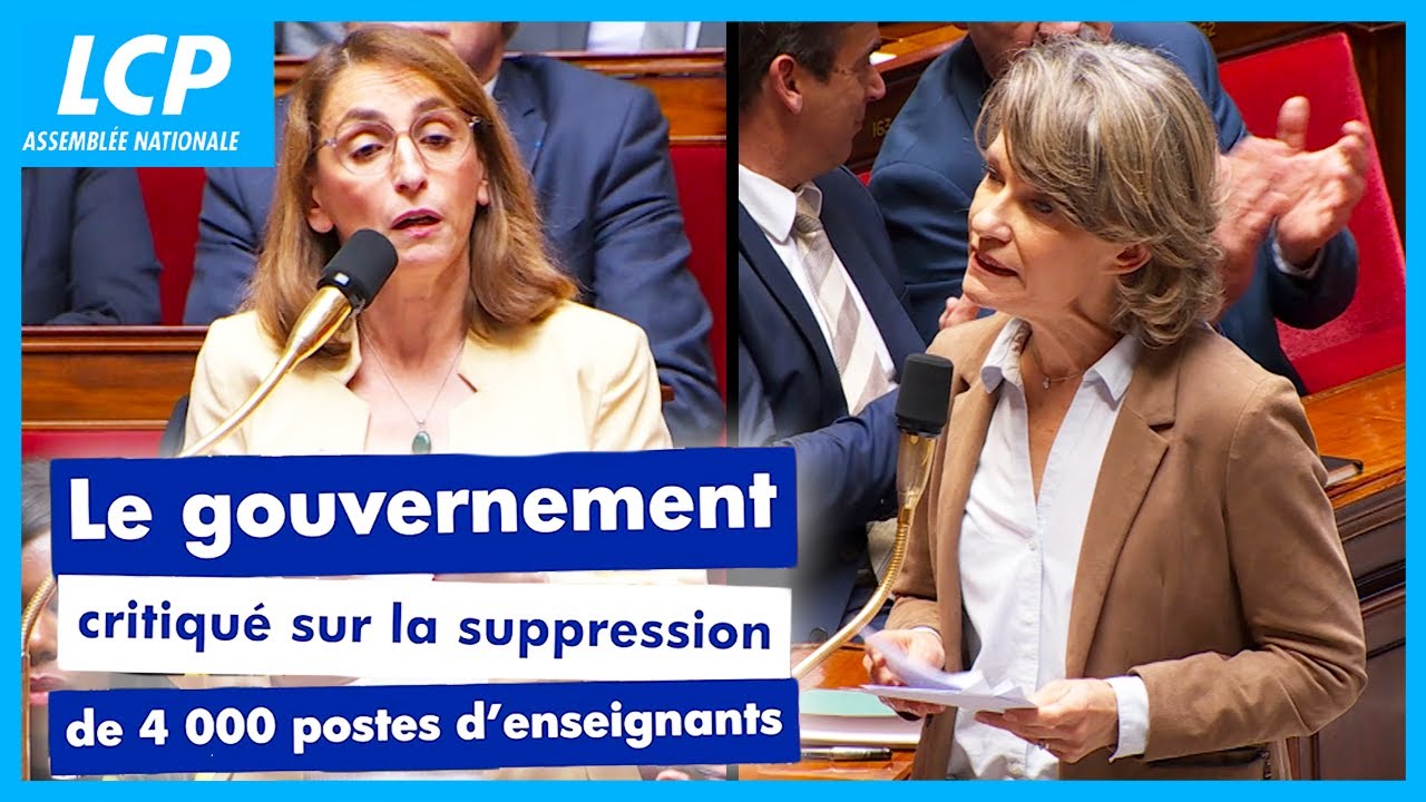 Suppression de postes d'enseignants : le coup de gueule d'une députée