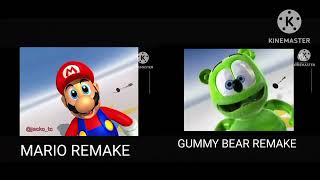 Gummy Bear Song My Version Remake Vs Gummy Bear Song Mario My Version Remake