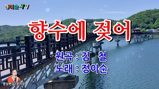 ( 커버 ) 정이순 - 향수에 젖어 ( 원곡 / 김철 ) 영상가사