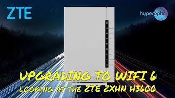 Upgrading to a Hyperoptic ZTE ZXHN H3600 Wifi 6 Router - Even FASTER speeds!
