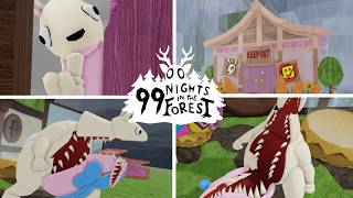 99 Nights in the Forest - EVIL Easter Bunny ALL Cutscenes + Special Egg | Roblox