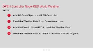 TV260404 OPEN NodeRED World Weather screenshot 5