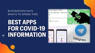 Best apps for verified Covid-19 Information l #LockdownLife
