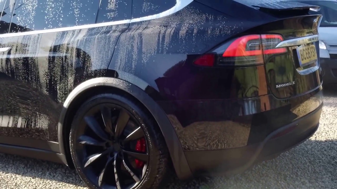 Tesla X P100d Uk Obsidian Black Opti Coat Pro