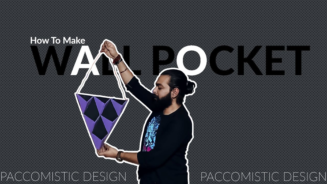 How to make a cool "WALL POCKET" by Syed Haider Ali