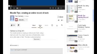 Moodle Tips: embedding content
