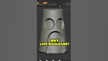 Things I knew when I was starting Zbrush - Part 1 (LIVE BOOLEANS) #zbrush #3d #zbrushtips #3dartist