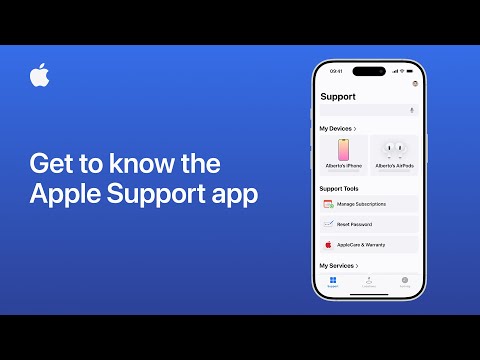 Get to know the Apple Support app for iPhone, iPad and Apple Vision Pro | Apple Support
