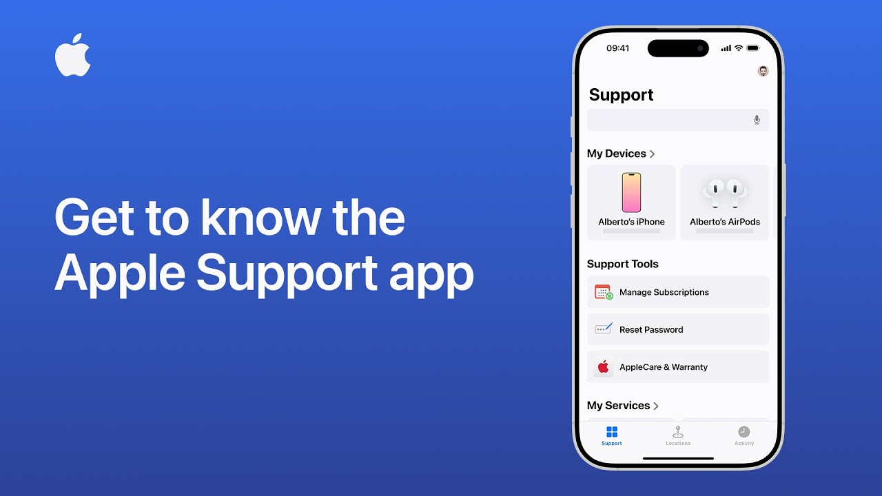 Get to know the Apple Support app for iPhone, iPad and Apple Vision Pro | Apple Support