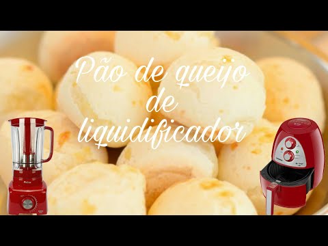 🍞😋 Pão de queijo de liquidificador na airfryer🍞😋