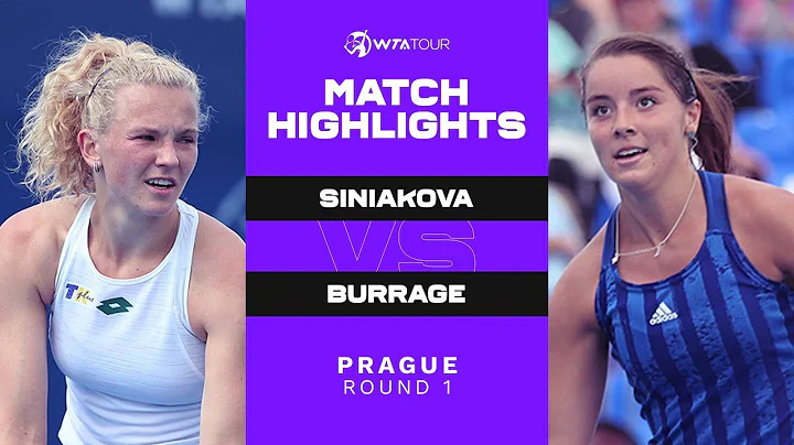Katerina Siniakova vs. Jodie Burrage | 2021 Prague...