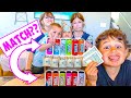 Kids Play Match the Prime Cans to win the Cash! 🤑