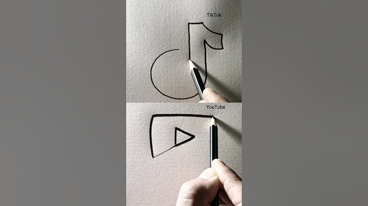 Drawing YouTube Logo and TikTok , which do you prefer? #aram_nabeel #shorts #viral