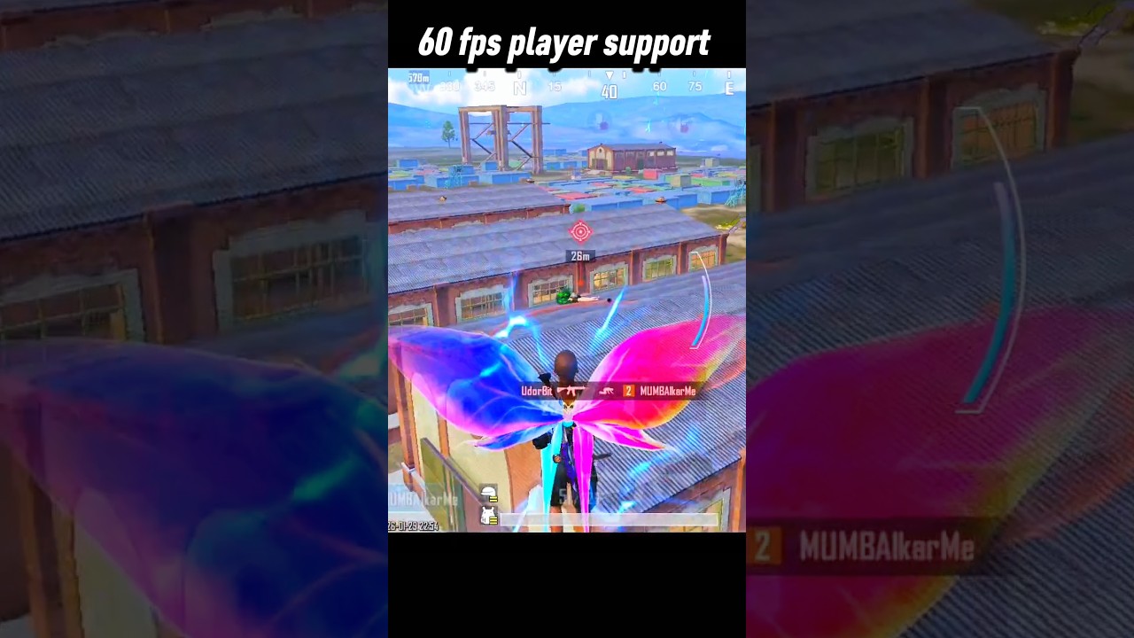60fps player support #shorts #bgmi #viral #GamerYt-g6 #serverhacker #arjitsingh
