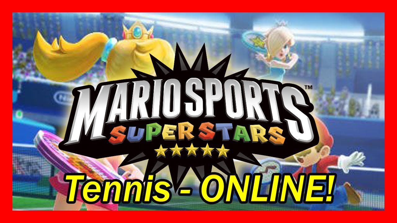 Mario Sports Superstars - 3DS Tennis (ONLINE MATCH!)