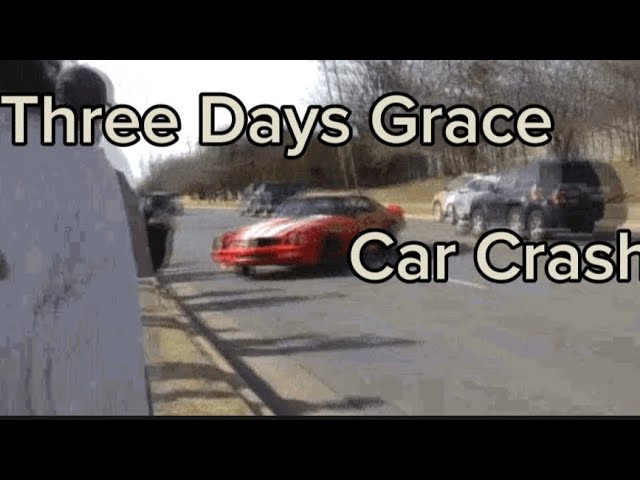 Three Days Grace - Car Crash, Lyrics on screen