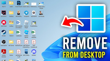 How To Remove Icons From Desktop Without Deleting In Windows (Files, Apps, Folders) - Full Guide