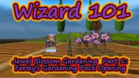 Wizard101 Jewel Seed Gardening Part 1 - 5000 Crowns Farley