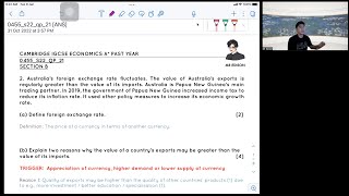 Step by step: Cambridge IGCSE Economics A* Past Year 0455