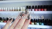 How to: IsaDora Chrome Nails - YouTube