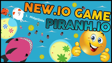 BRAND NEW IO GAME - BECOMING THE BIGGEST FISH - Piranh.io w/ Bodil & Simon