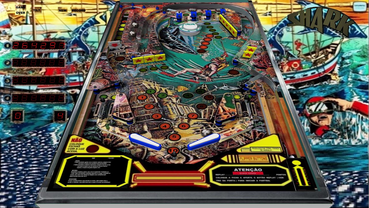 Maquina de Fliperama Pinball – Mega Power Games