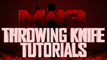 MW3 Sanctuary Throwing Knife Tutorial / Throwing Knife Spots